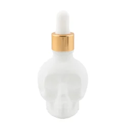 China Potion House Bar Tools*Skull Bitters Bottle In Black, White And Clear