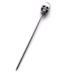 China Cocktail Picks & Stirrers*Skull Cocktail Pin