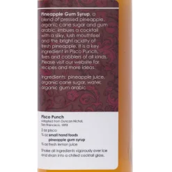 small hand foods Syrups*Pineapple Gum Syrup