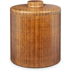 Product Specialties Inc. Ice Molds + Tools*Solid Wood Ice Bucket With Lid
