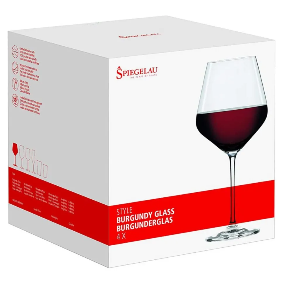 Portmeirion (formerly Royal Selangor) Wine*Spiegelau Burgundy Glasses (Set Of 4)