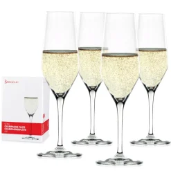 Portmeirion (formerly Royal Selangor) Wine*Spiegelau Champagne Flutes (Set Of 4)