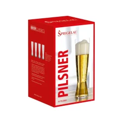 Portmeirion (formerly Royal Selangor) Beer*Spiegelau Tall Pilsner Glasses (Set Of 4)