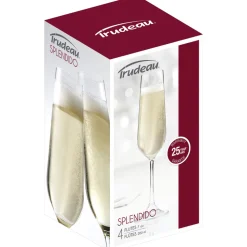 Trudeau Wine*Splendido Champagne Flutes (Set Of 4)
