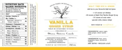 Split Tree Cocktail Co. Syrups*Split Tree Ginger Vanilla Syrup