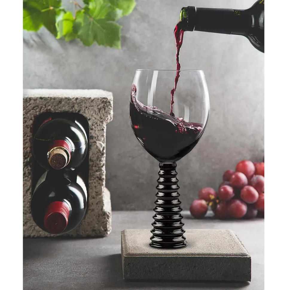 Abbott Wine*Stack Black Base Wine Goblet