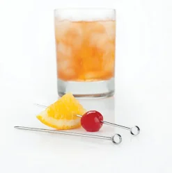 China Cocktail Picks & Stirrers*Stainless Steel Circle Cocktail Pin