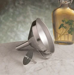 RSVP Smoking & Infusion Tools*Stainless Steel Funnel With Strainer