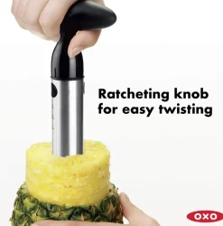 Danesco Inc. Tiki*Stainless Steel Ratcheting Pineapple Slicer