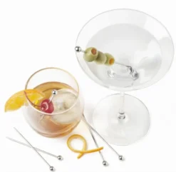 Product Specialties Inc. Cocktail Picks & Stirrers*Steel Ball Cocktail Pin