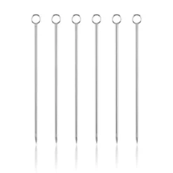 True Fabrications Cocktail Picks & Stirrers*Steel Cocktail Pins (Set Of 6)