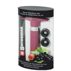 Swissmar Wine*Vacuum Wine Saver (In Black Or Grape)