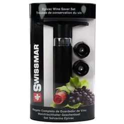 Swissmar Wine*Vacuum Wine Saver (In Black Or Grape)