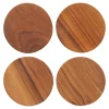 Danica Coasters & Trays*Teak Wood Coasters (Set Of 4)