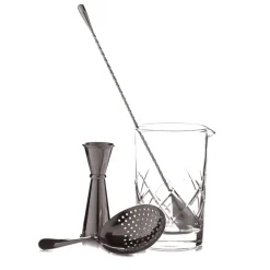 China Bar Tool Sets*The Basic Stirred Set (Gunmetal)