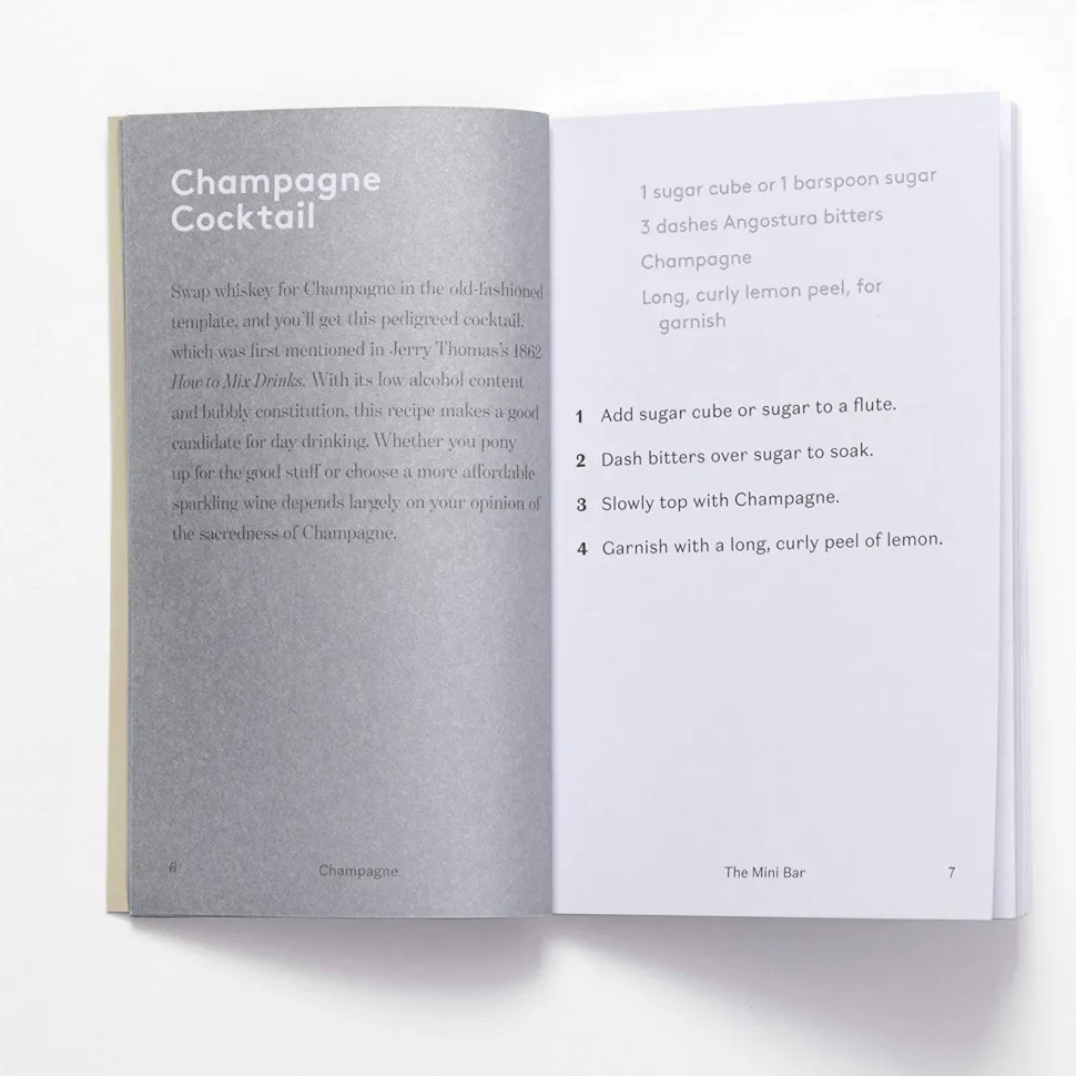 Penguin Random House Books*The Mini Bar: 100 Essential Cocktail Recipes; 8 Notebook Set