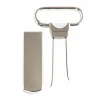 True Fabrications Wine*Twin Prong Wine Opener With Chrome Case