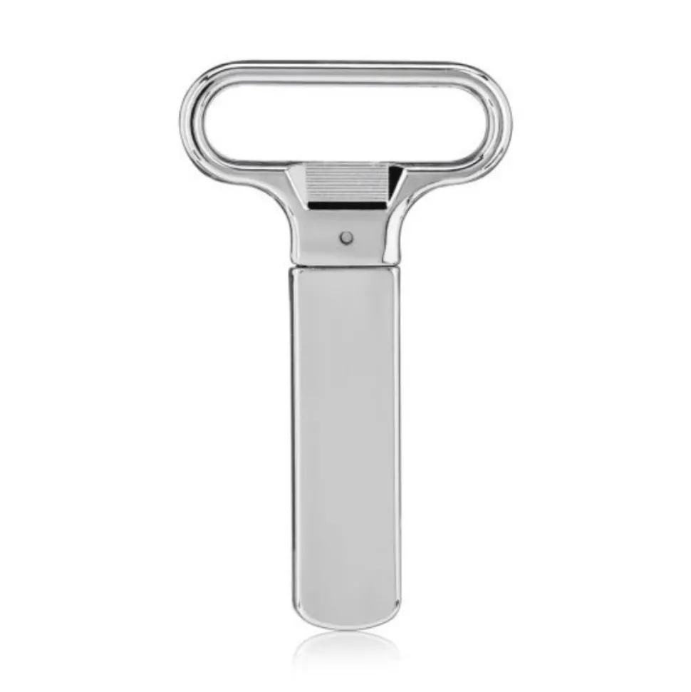 True Fabrications Wine*Twin Prong Wine Opener With Chrome Case
