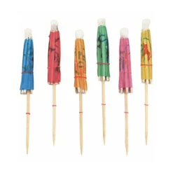 True Fabrications Cocktail Picks & Stirrers*Umbrella Picks - Pack Of 12