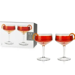 True Fabrications Coupes / Nick & Nora*Viski Admiral Coupe Glasses (Set Of 2)