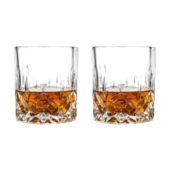 True Fabrications Tumblers*Viski Admiral Cut Crystal Tumblers (Set Of 2)