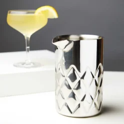 True Fabrications Mixing Glasses*Viski Double Walled Stainless Steel Mixing Glass