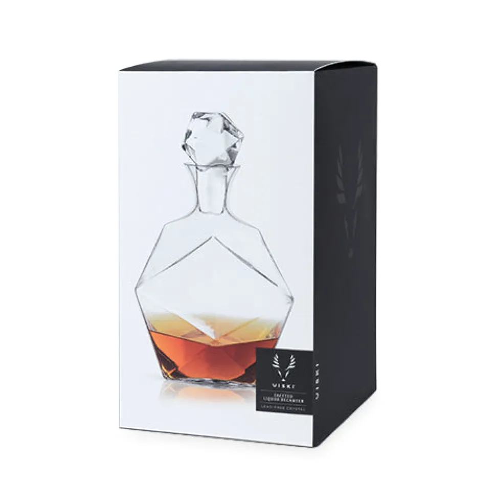 True Fabrications Decanters & Pitchers*Viski Faceted Decanter