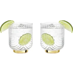 True Fabrications Tumblers*Viski Gatsby Tumblers (Set Of 2)