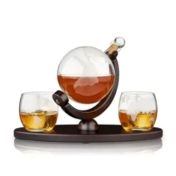 True Fabrications Decanters & Pitchers*Viski Globe Decanter & Whiskey Tumbler Set