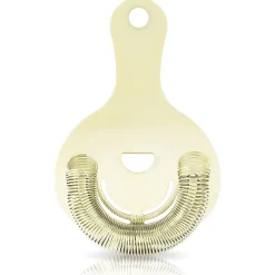 True Fabrications Strainers*Viski Gold Hawthorne Strainer