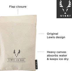 True Fabrications Ice Molds + Tools*Viski Lewis Bag