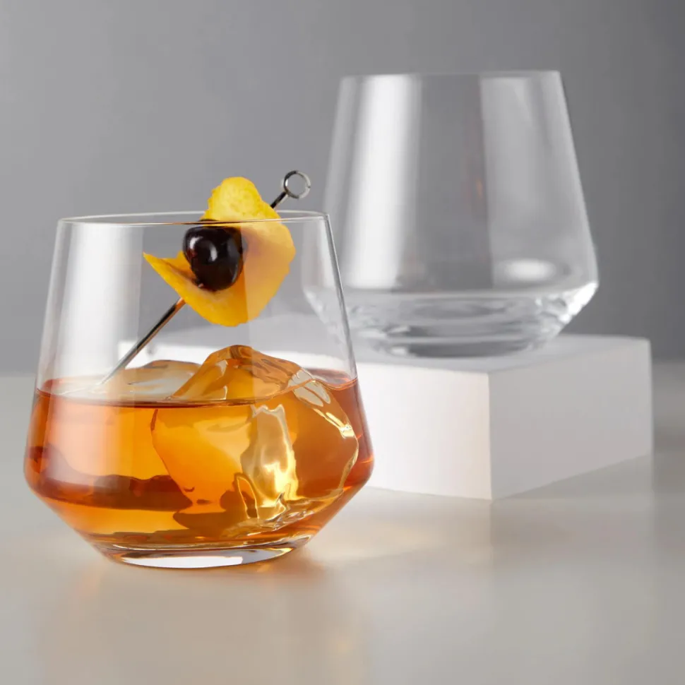 True Fabrications Tumblers*Viski Raye Crystal Tumblers (Set Of 2)