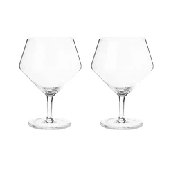 True Fabrications Copa Balloon*Viski Raye Gin & Tonic Glasses (Set Of 2)