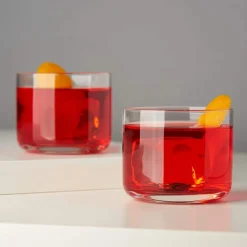 True Fabrications Tumblers*Viski Raye Negroni Glasses (Set Of 2)
