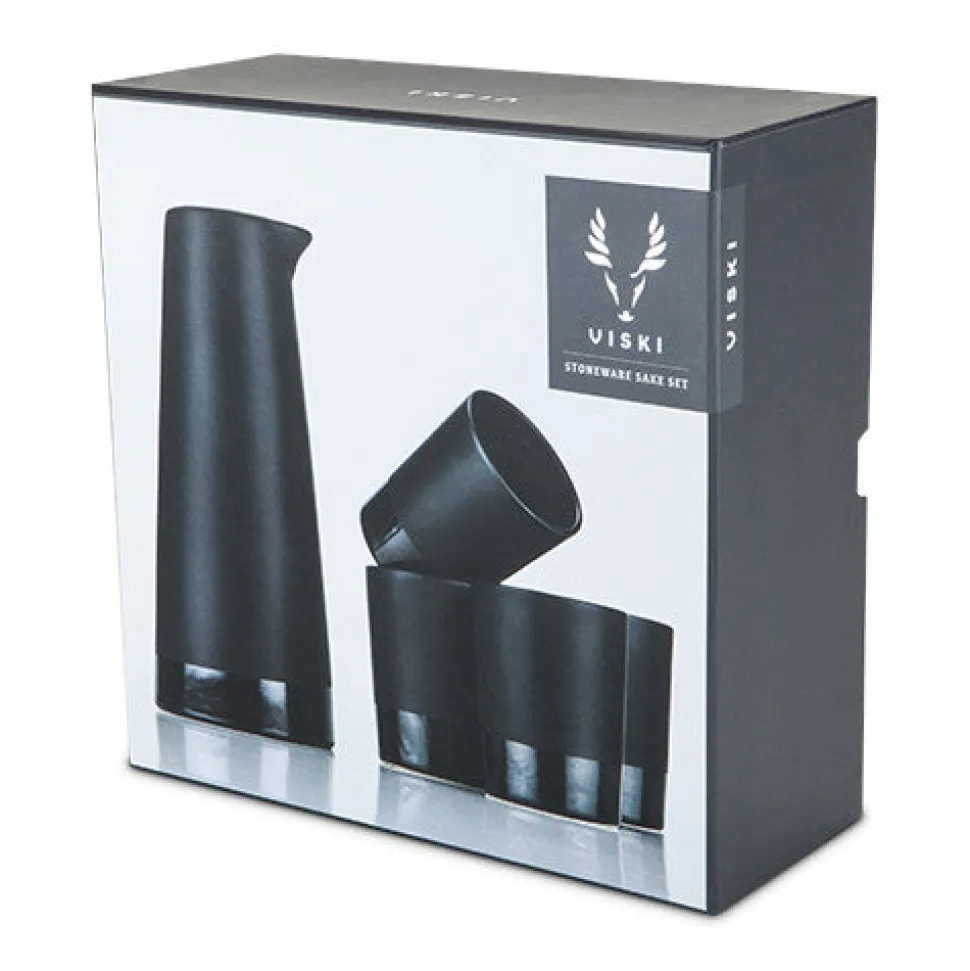 True Fabrications Spirit Tasting*Viski Stoneware Sake Set