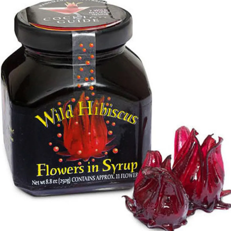 Qualifirst Foods Inc. Garnishes*Wild Hibiscus Flowers In Syrup (200Ml)