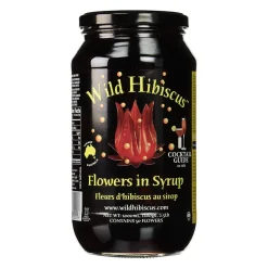 Qualifirst Foods Inc. Garnishes*Wild Hibiscus Flowers In Syrup (1L)