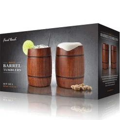 Product Specialties Inc. Tiki*Wood Barrel Tumbler