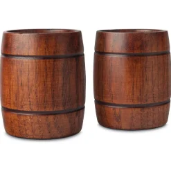 Product Specialties Inc. Tiki Mugs*Wood Barrel Tumbler